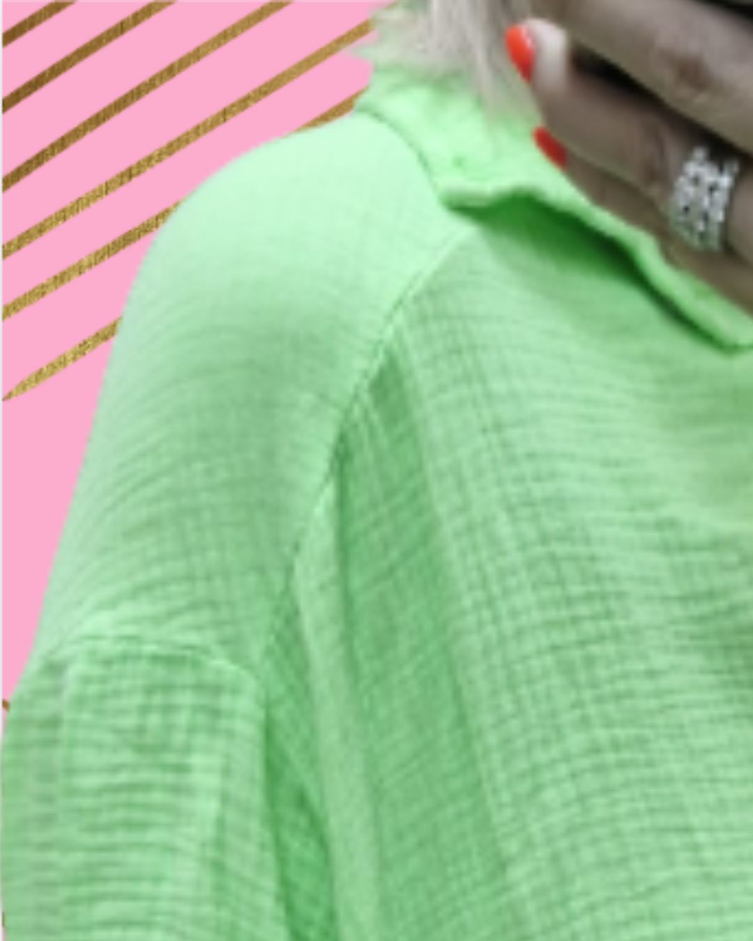Deia Shirt - Green Fluro