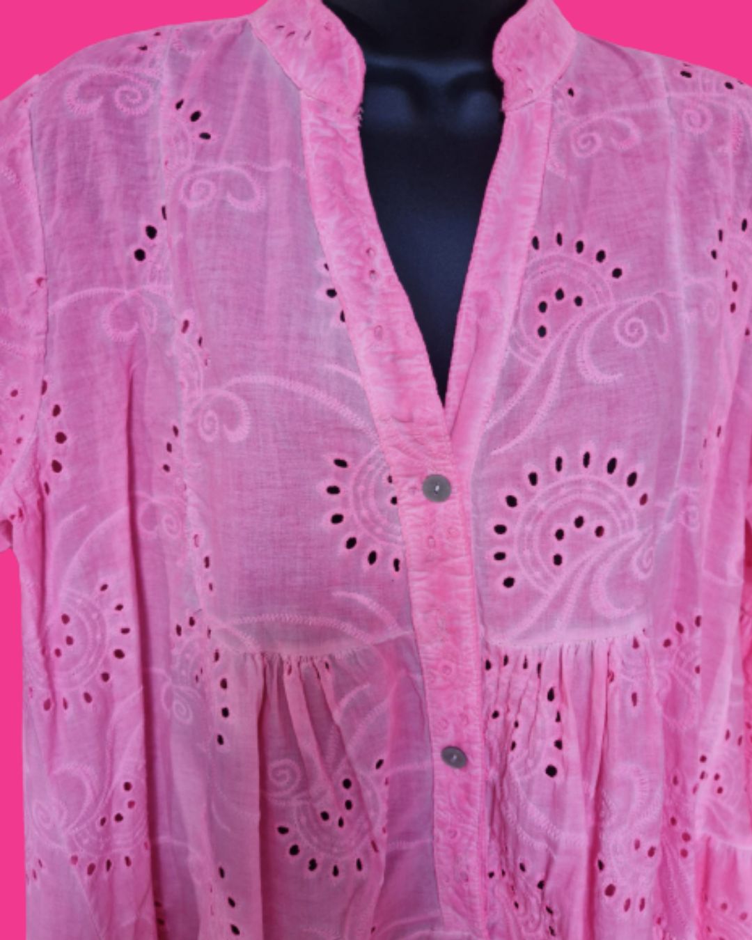 Soller Dress - Fushia Fluro