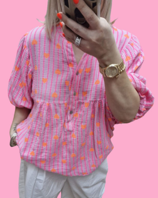 Palma Shirt - Fushia