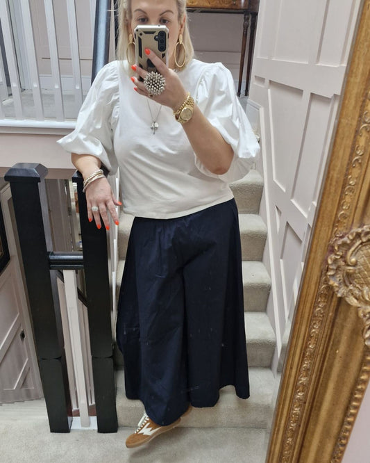 Chloe Culottes - Navy