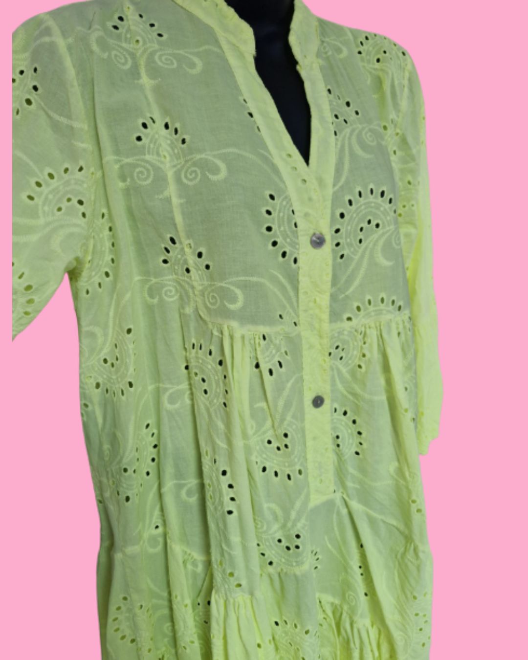Soller Dress - Yellow Fluro
